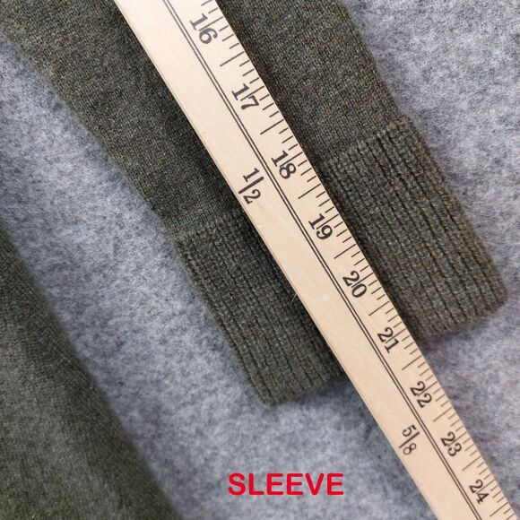 Stitch & Needle 100% Cashmere Cardigan MED Asymmetrical Drape Open Front Sweater - Picture 6 of 7